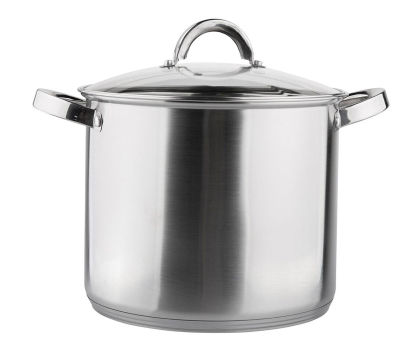 Garnek Altom Fabio garnek wysoki nierdz. 24cm 8,5l z pokrywą szklaną